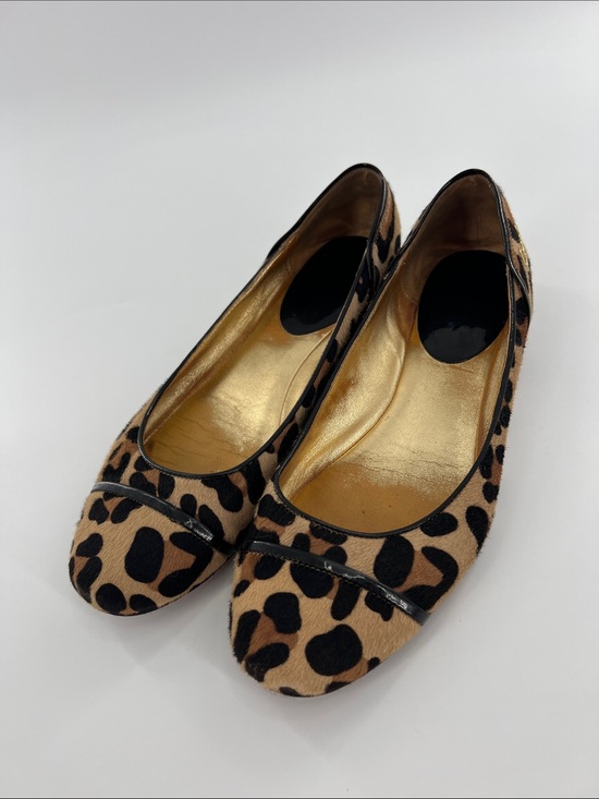 Coach Shoes - Coach Leopard Print Women's Ballet Flats Randy 8B office statement classic